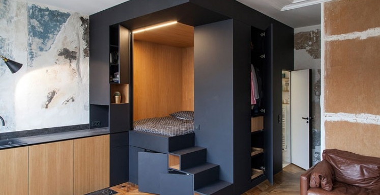 12 Ý tưởng Thiết kế Căn hộ Studio Nhỏ (2020) - Hiện đại - LUFA - Nội thất cao cấp (Website chính thức của Công ty cổ phần Nội thất FAMI)