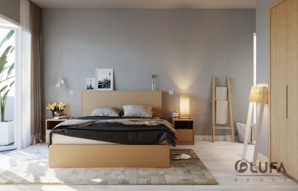 Nội thất phòng ngủ LUFA Bed 01 - LUFA - Nội thất cao cấp (Website chính thức của Công ty cổ phần Nội thất FAMI)